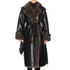 WeWoreWhat Fur Trench